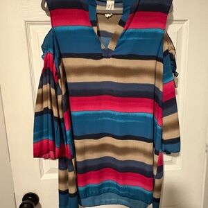 Striped Multicolor Women's Blouse